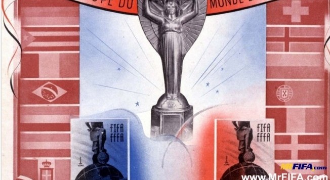 پوستر جام جهانی 1938 و نماد ژول ریمه