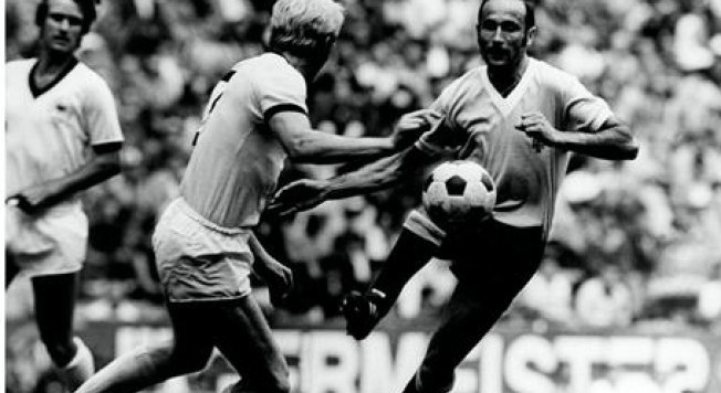 تصویر بازی آلمان -اروگوئه جام جهانی 1970