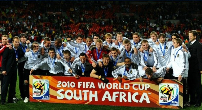 تصویر جشن تیم ملی آلمان جام جهانی 2010