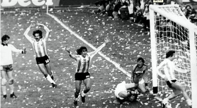 گل هلند به آرژانتین جام جهانی 1978