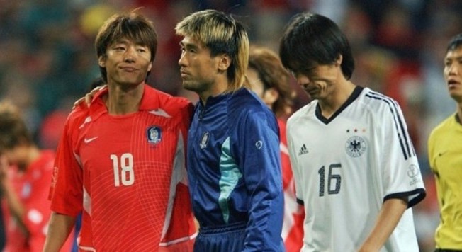 تصویر تیم کره جنوبی بعد از شکست 2002